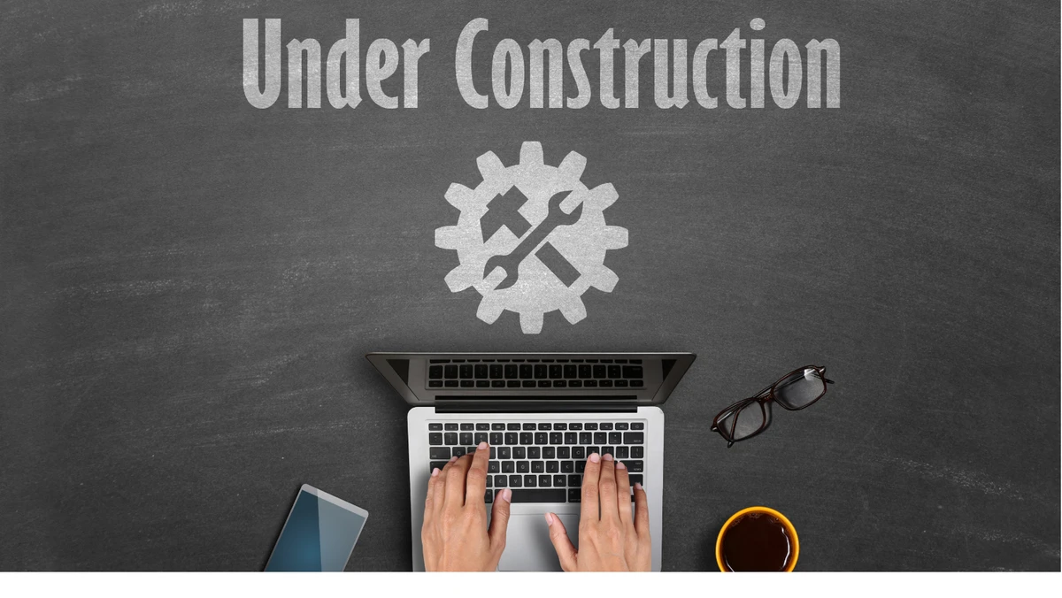 Under construction illustration